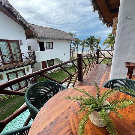Ap Vila Mar Pe Na Areia Com Vista Para O Mar E Piscina Barra Grande  Luaran gambar