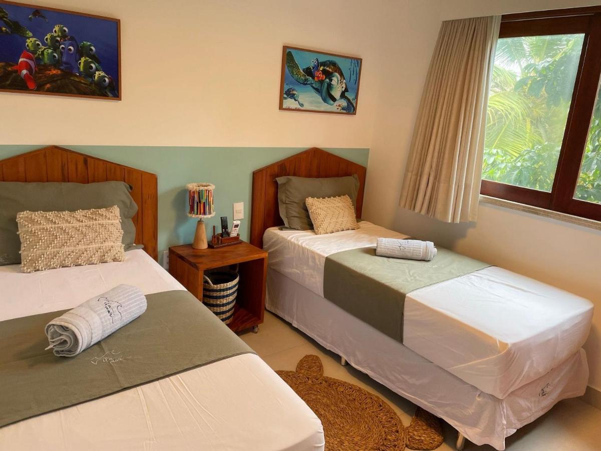 Ap Vila Mar Pe Na Areia Com Vista Para O Mar E Piscina Barra Grande  Luaran gambar