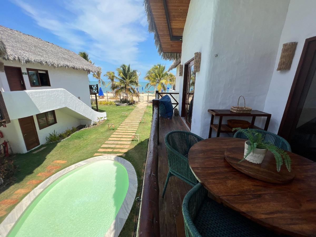 Ap Vila Mar Pe Na Areia Com Vista Para O Mar E Piscina Barra Grande  Luaran gambar